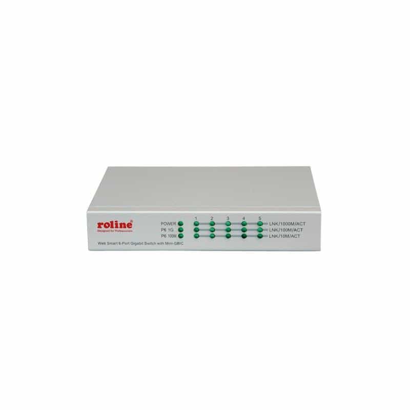 ROLINE Gigabit Eth. Switch. 5x GbE+1x Gbic(SFP)