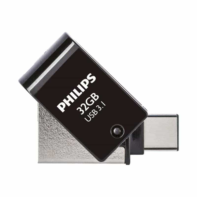 PHILIPS 2 in 1 Black 32GB PHILIPS 2 in 1 Black 32GB