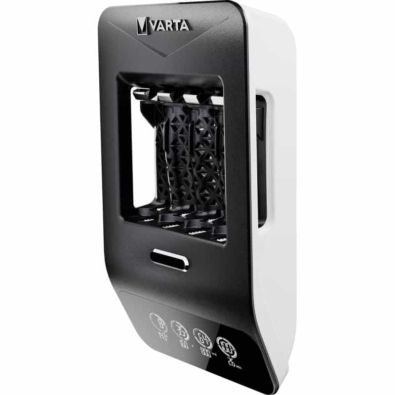 VARTA LCD Ultra Fast Charger+ inkl. 4 Akkus 2100 mAh AA + 12V