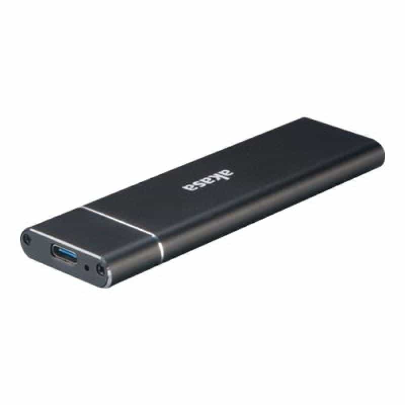 AKASA AK-ENU3M2-02 Speicherlaufwerksgehäuse M.2 SSD enclosure Schwarz (AK-ENU3M2-02)