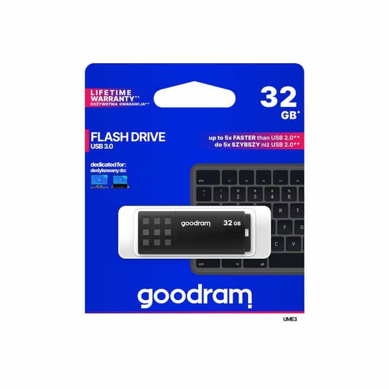 GOODRAM Storage Goodram Flashdrive 'UME3' 32GB USB3.0 Black