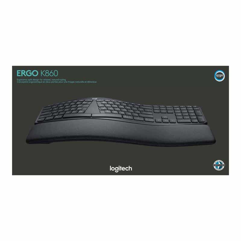 LOGITECH ERGO K860 - GRAPHITE - PAN - NORDIC