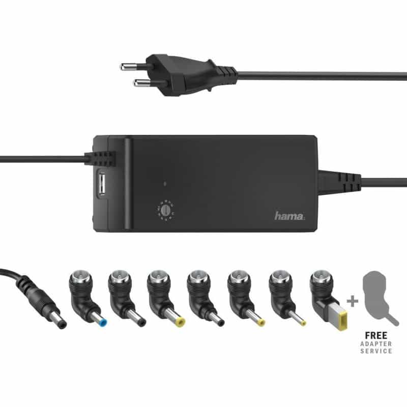 HAMA Universal Power Supply Unit - Netzteil - Wechselstrom 100-240 V - 90 Watt - Schwarz