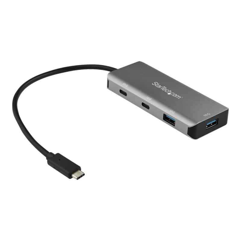 STARTECH.COM 4-Port-USB-C -Hub 10 Gbit /s mit 2 x USB-A- und 2 x USB-C - Host-Verlängerungskabel
