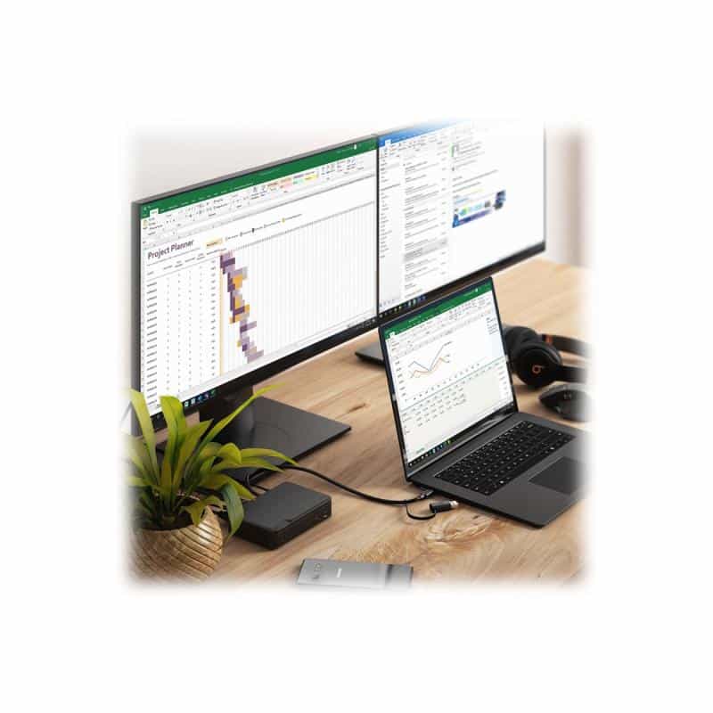 ALOGIC Docking Station Universal Twin HD USB-C & USB-A schwarz