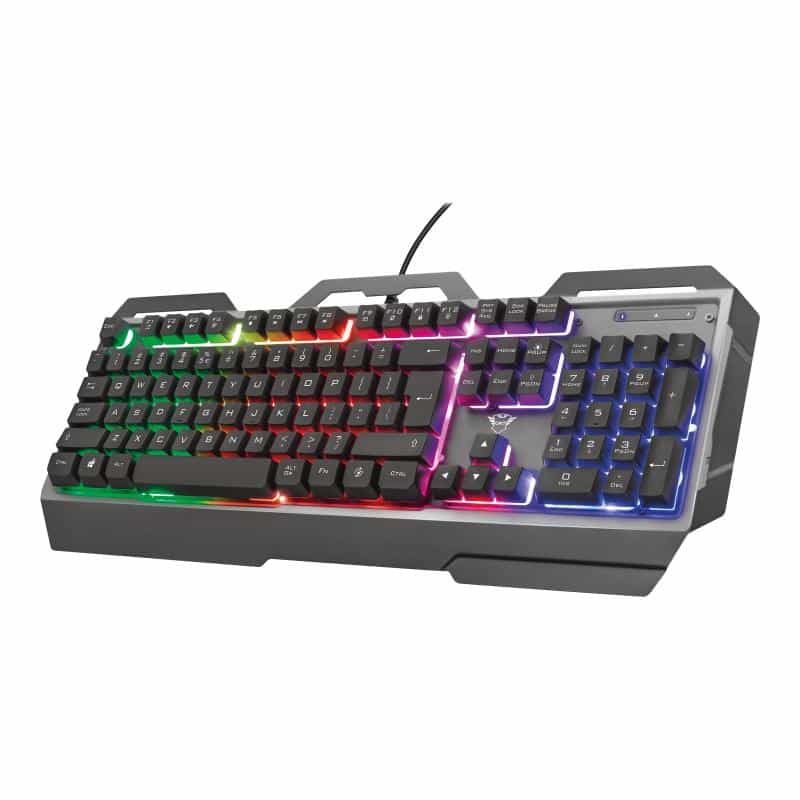 TRUST Gaming GXT 856 Torac - Tastatur - hintergrundbeleuchtet - USB - Deutsch