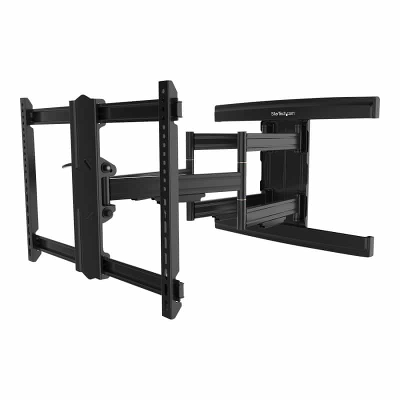 STARTECH.COM TV Wandhalterung - Schwenkbarer Gelenkarm - 253cm 100Zoll Fernseher - Bis zu 75kg - Sta