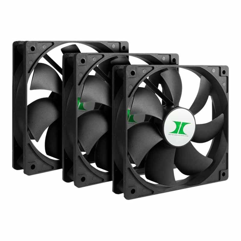 INTERTECH INTER-TECH IPC Fan Set 120mm - Fan-Set bestehend aus drei 120mm Lueftern PWM fuer 2509677