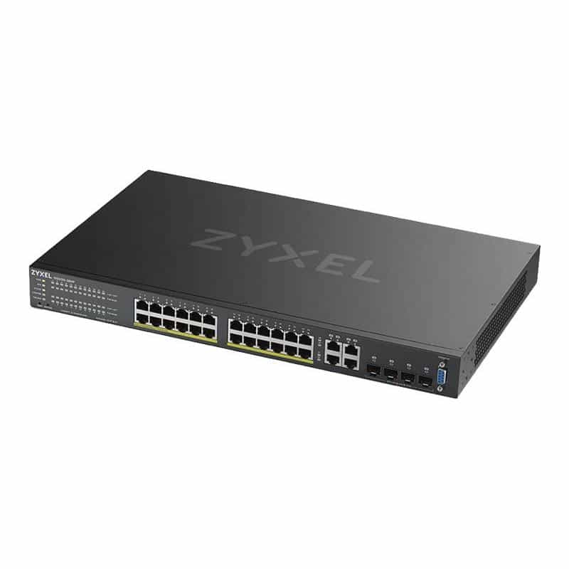 ZYXEL Switch GS2220-28HP 24Port+4xSFP/Rj45 Gigabit L2 375W