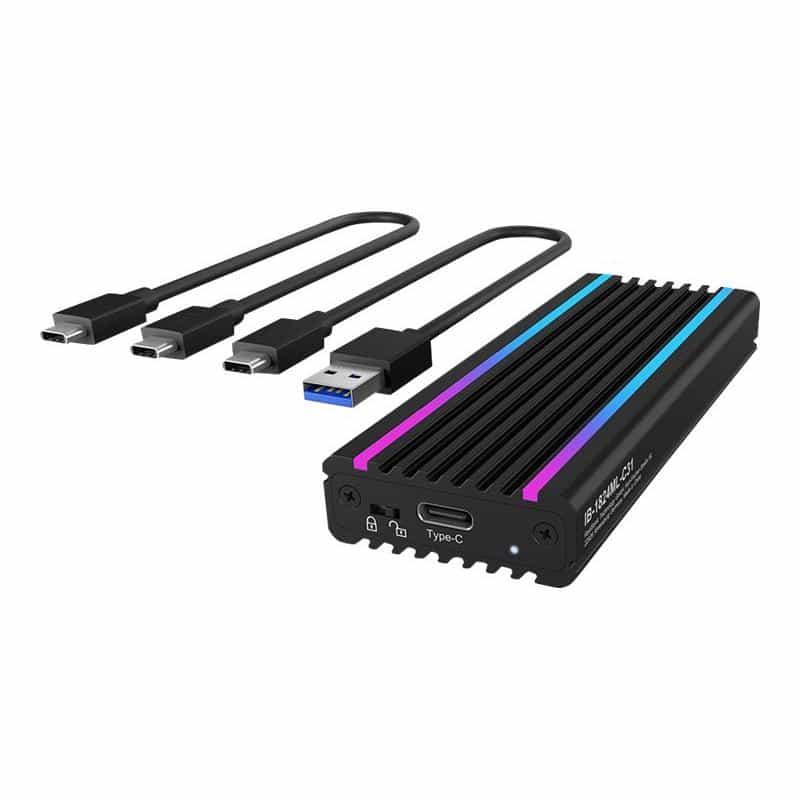 ICYBOX Externes Type-C Gehäuse für M.2 NVMe SSD extern retail