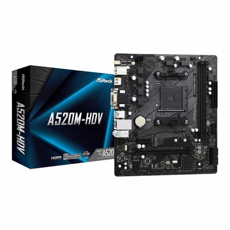 ASROCK MB ASRock A520M-HDV SAM4