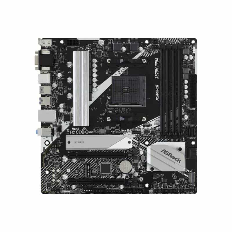 ASROCK MB ASRock A520M Pro4 SAM4