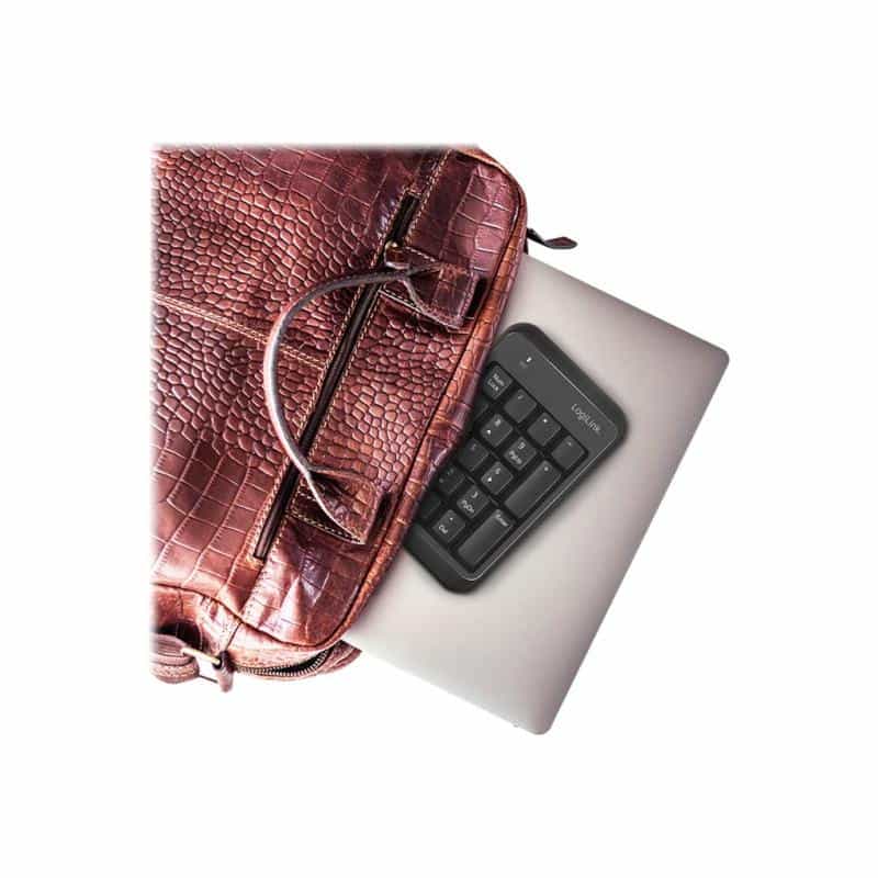 LOGILINK Keypad Bluetooth, mit 17 Tasten, V5.1, schwarz