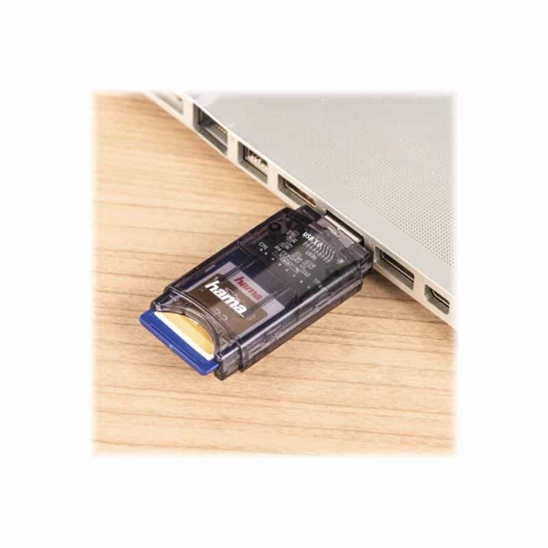 HAMA USB-3.0-Kartenleser SD/micro SD, anthrazit