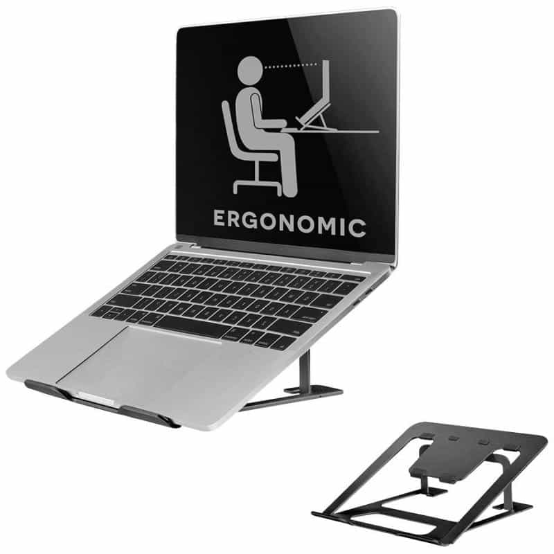 NEOMOUNTS faltbarer Laptop-Ständer - Schwarz