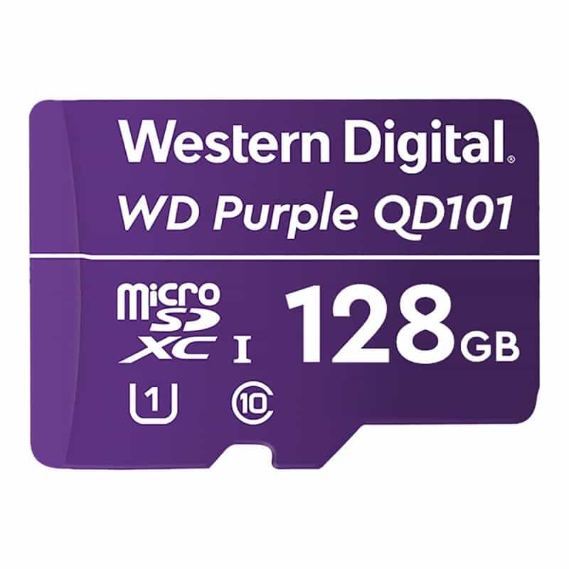 WESTERN DIGITAL WD PURPLE QD101 MICROSD 128GB