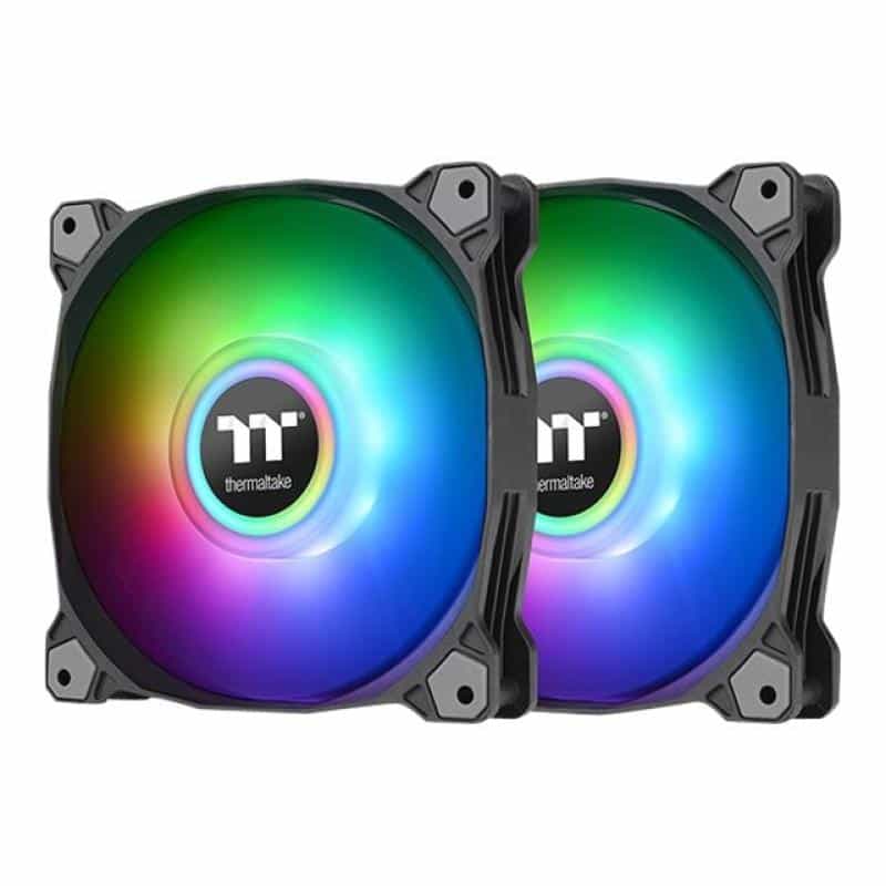 THERMALTAKE PURE DUO 14 ARGB SYNC FAN BLAC THERMALTAKE PURE DUO 14 ARGB SYNC FAN BLAC