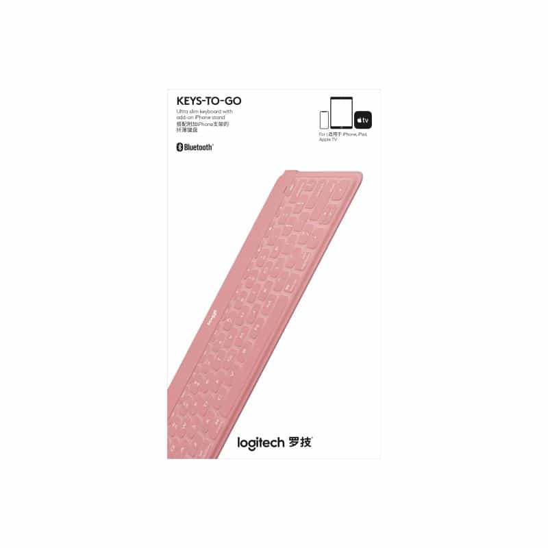 LOGITECH Keys-To-Go - BLUSH PINK - ESP - MEDITER