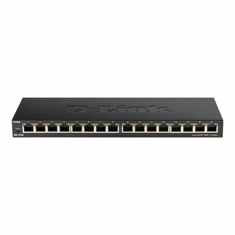 D-LINK 16-Port Unmanaged Gigabit Ethernet Switch