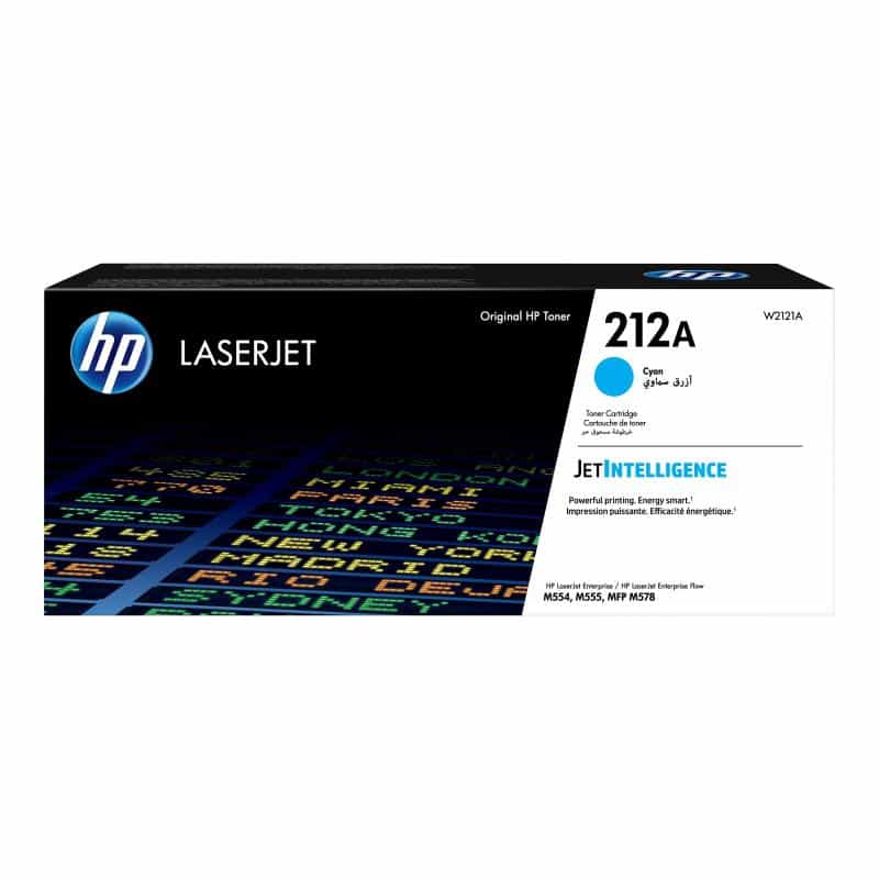 HP 212A - Cyan - original - LaserJet - Tonerpatrone (W2121A) - für Color LaserJet Enterprise MFP M57
