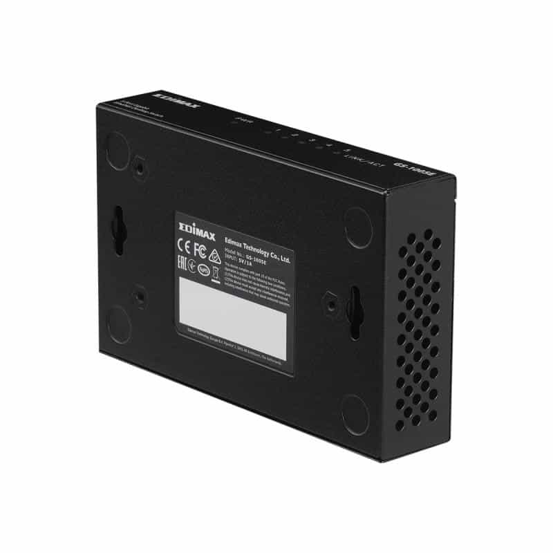 EDIMAX Gigabit Ethernet 5 Ports Desktop Switch,Metal Gehäuse Gigabit High Speed: Die 5 Gigabit Ether
