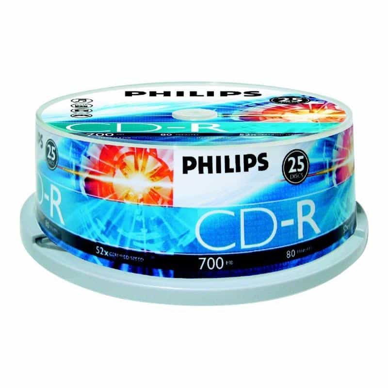 Philips CD-R 80min/700MB 25er Pack