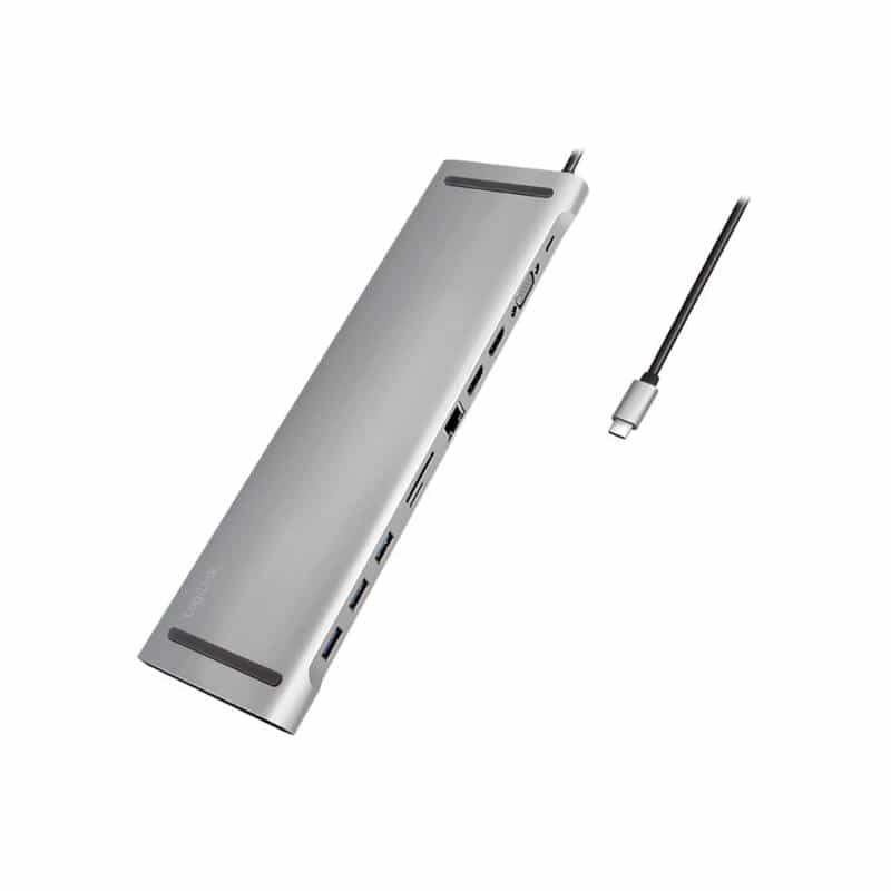 LOGILINK Dockingstation USB 3.2, 2x HDMI 11-Port, PD5, schw.