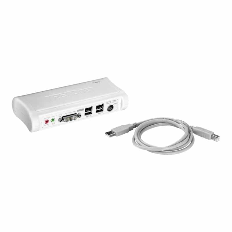 KVM 02 Port/USB TRENDnet TK-204UK +DVI