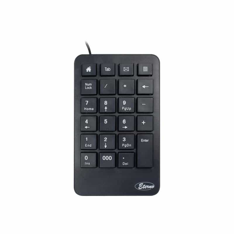 INTERTECH Inter-Tech Tas Numpad KB-120 mit 23 Tasten, schwarz retail