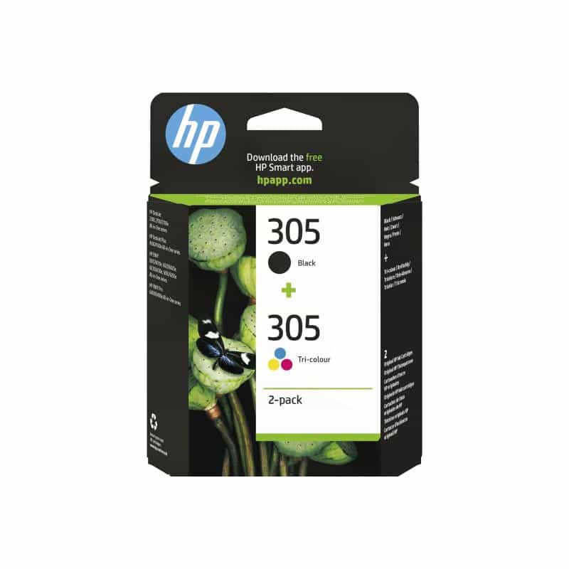 HP Ink/305 2pk Original Cart CMYK