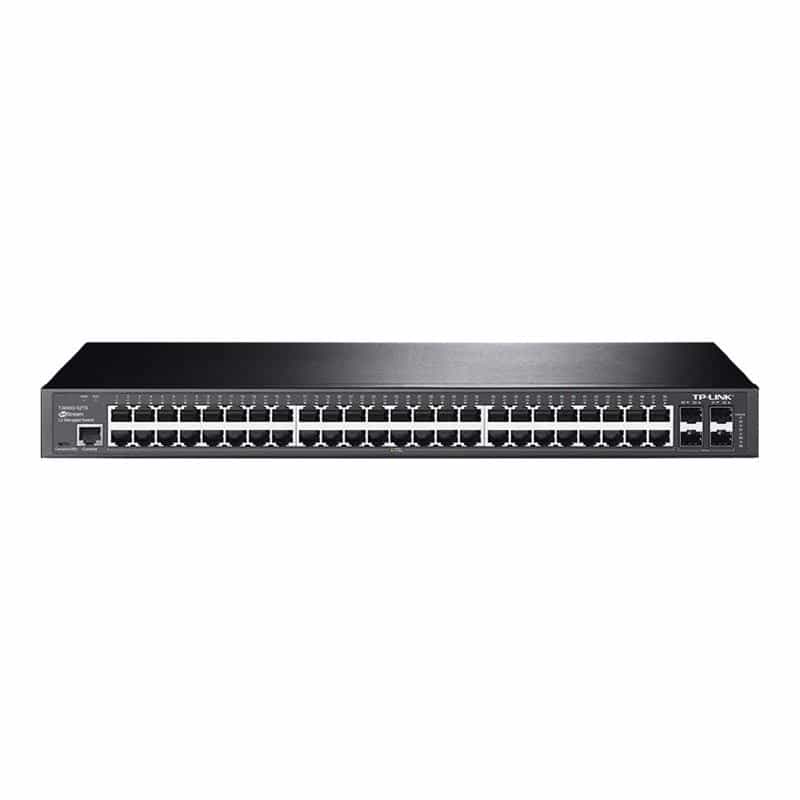 TP-LINK JetStream? 48-Port Gigabit L2 Managed Switch with 4 Gigabit SFP Slots