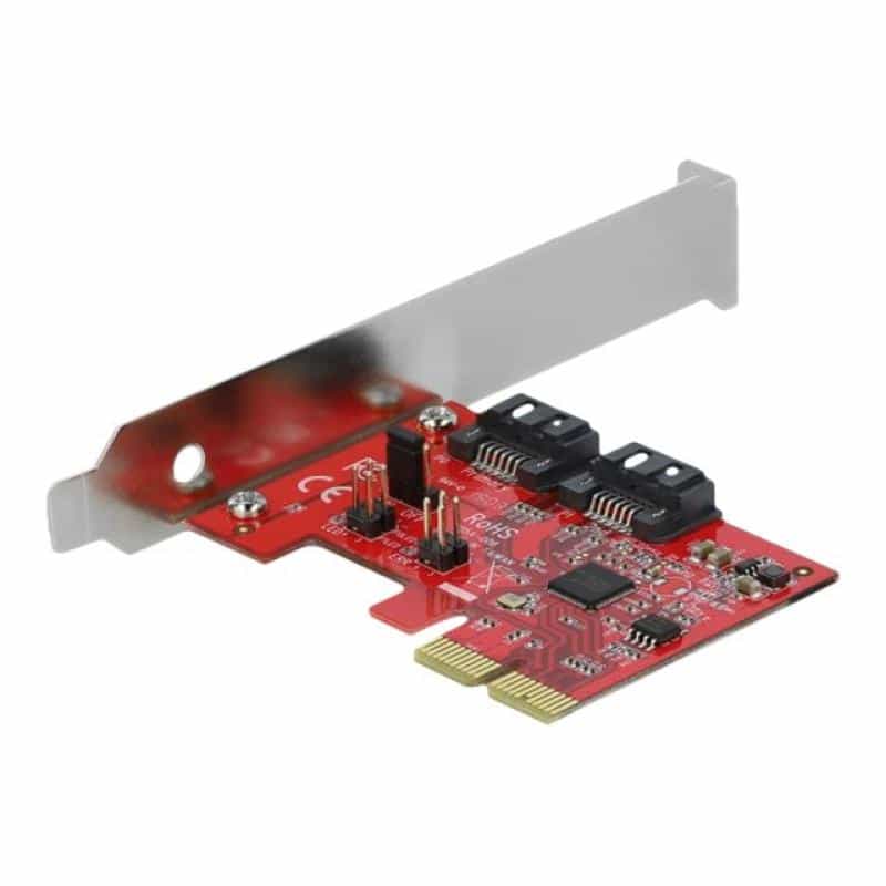 DELOCK 2 Port SATA PCI Express Karte mit RAID 1 - Spiegelung bestehender Daten