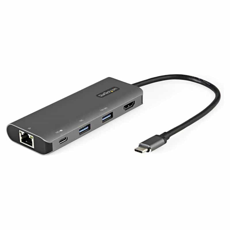 STARTECH.COM USB-C Multiport Adapter - 10Gbit/s USB3.1 Gen2 Mini Dock - 4K 30Hz HDMI - Stromversorgu