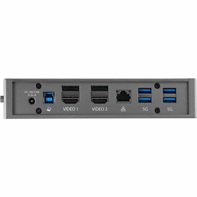 STARTECH.COM USB-C USB-A Dock - Hybrid Universal USB 3.0 Docking station für USB-C oder USB-A Laptop