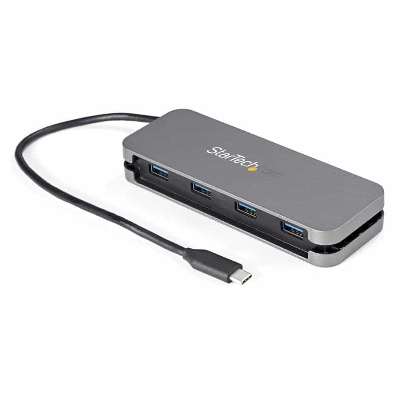 STARTECH.COM 4-Port USB C Hub - 4x USB-A - 5Gbit/s USB 3.0 Typ C Hub USB 3.2/3.1 Gen 1 - Busbetriebe