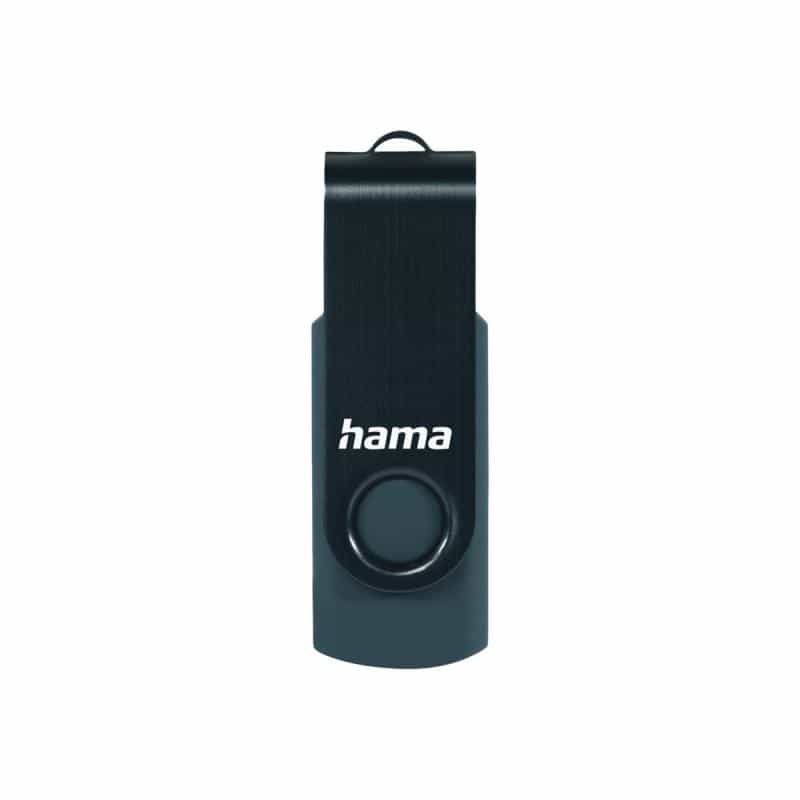 HAMA "Rotate" - USB-Flash-Laufwerk - 32 GB - USB 3.0 - Petrolblau
