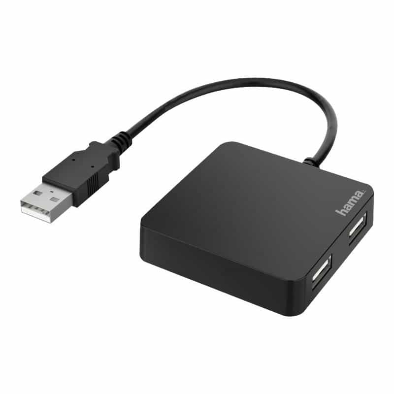 HAMA - Hub - 4 x USB 2.0 - Desktop