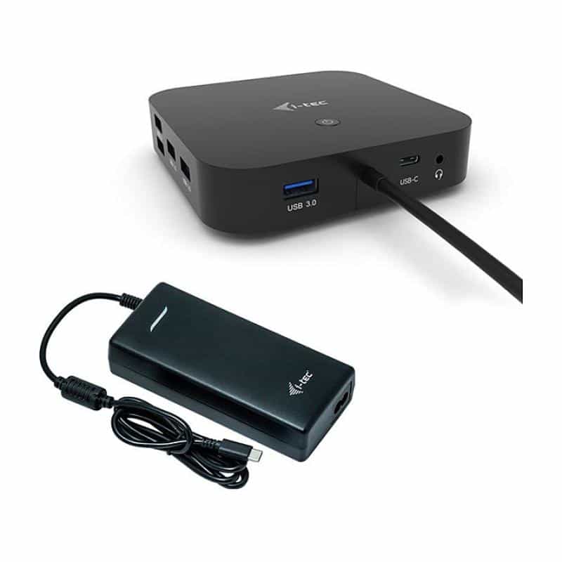 I-TEC USB-C Dual Display Docking Station with Power Delivery - Dockingstation - 2 x DP