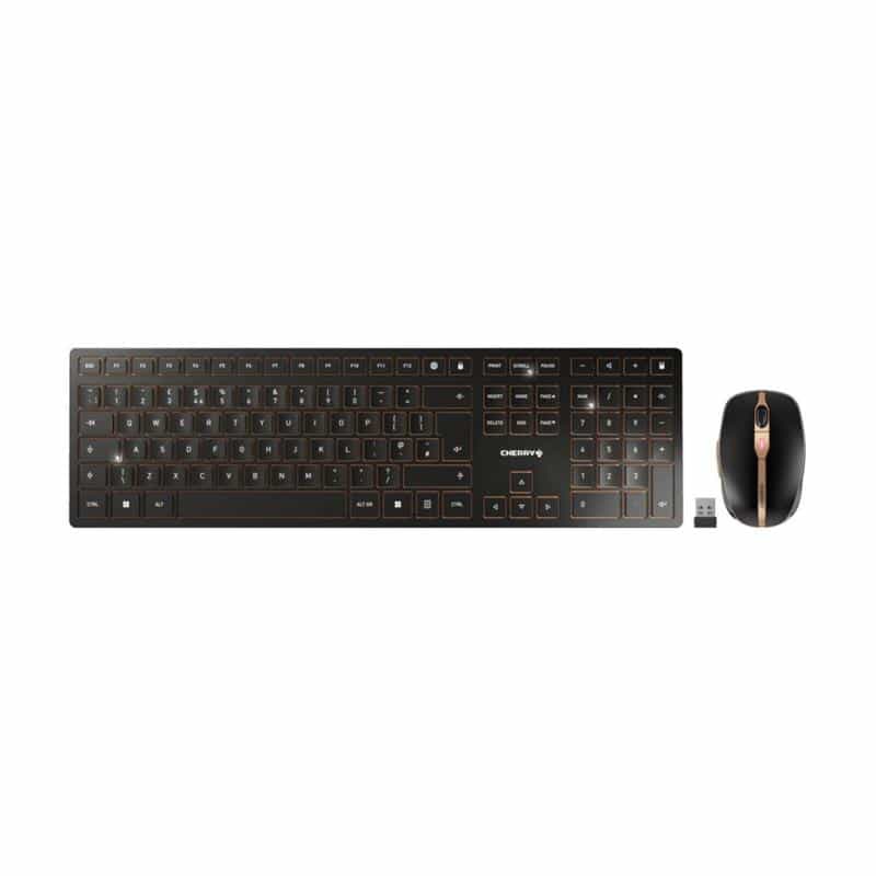 CHERRY DW 9100 SLIM UK Layout bronze/schwarz