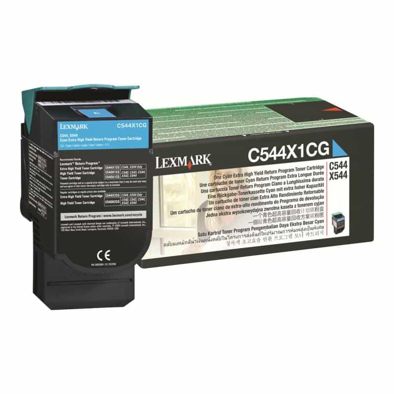LEXMARK Besonders hohe Ergiebigkeit Cyan Tonerpatrone LCCP, LRP