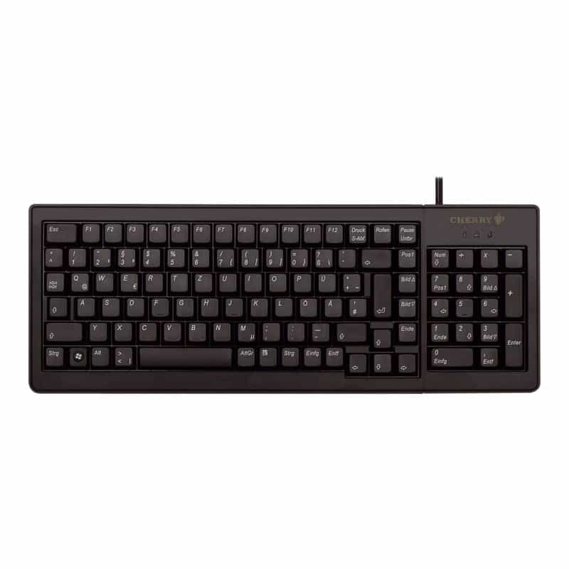 CHERRY Tas Cherry G84-5200LCMDE-2 XS Complete Keyboard USB schwarz
