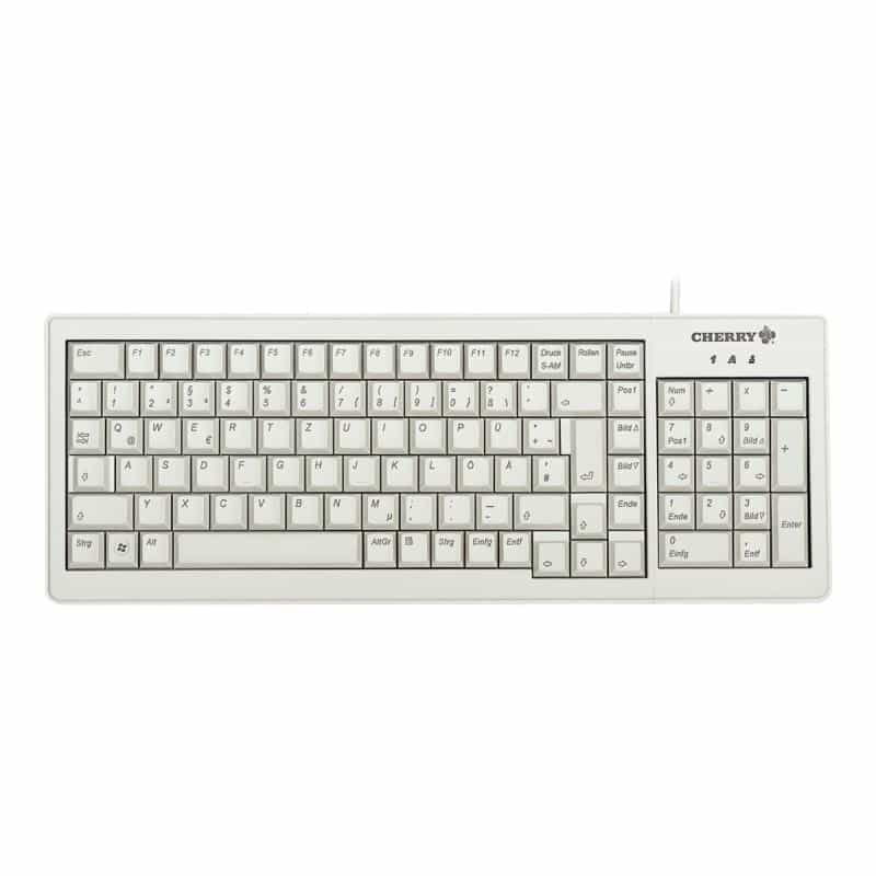 CHERRY Tas Cherry G84-5200LCMDE-0 XS Complete Keyboard USB hellgrau
