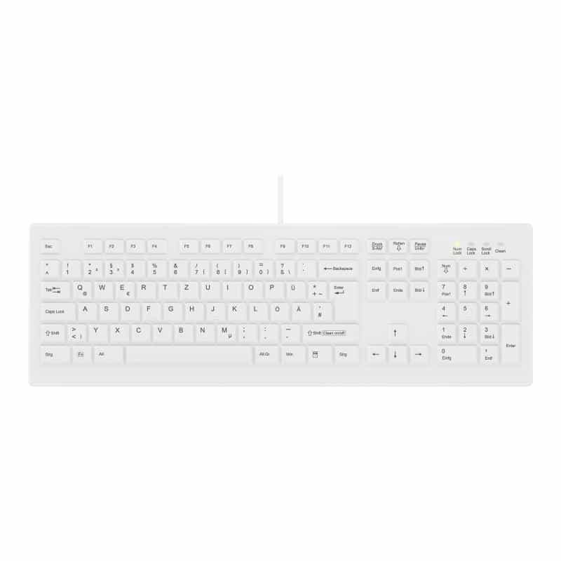 CHERRY ACTIVE KEY TAS AK-C8100F-UVS-W/GE DE-Layout weiß