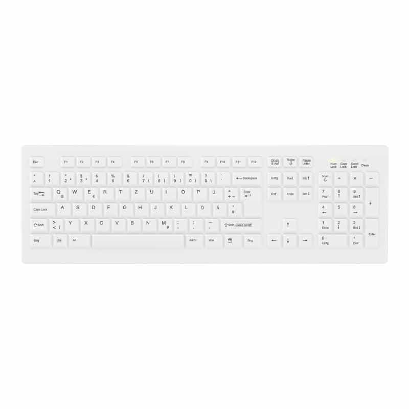 CHERRY ACTIVE KEY TAS AK-C8100F-FU1-W/GE DE-Layout weiß