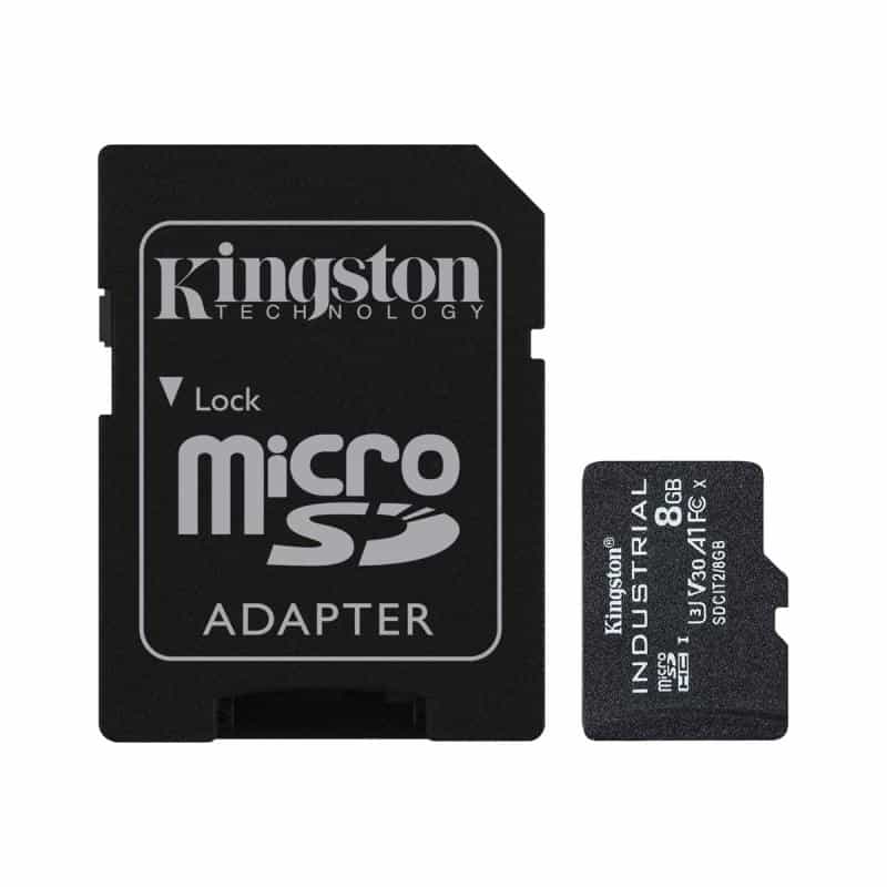 KINGSTON Card Kingston Ind. MicroSD +ADP 8GB pSLC KINGSTON Card Kingston Ind. MicroSD +ADP 8GB pSLC