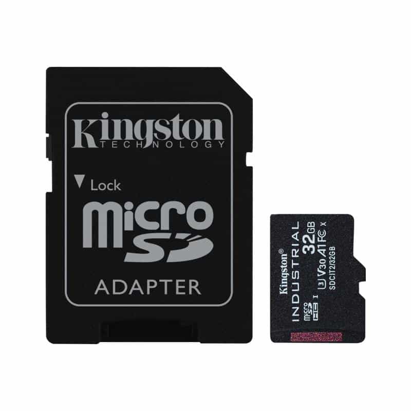 KINGSTON 32GB microSDHC Industrial C10 A1 pSLC