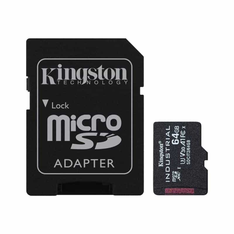 KINGSTON 64GB microSDXC Industrial C10 A1