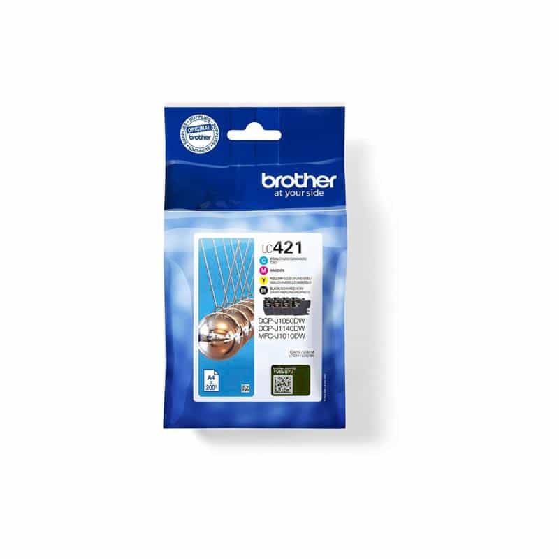 BROTHER LC421VAL CMYK Ink Cartridges Multipack