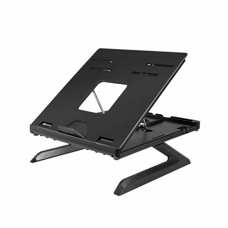LOGILINK Notebook stand, foldable, height adjustable, black