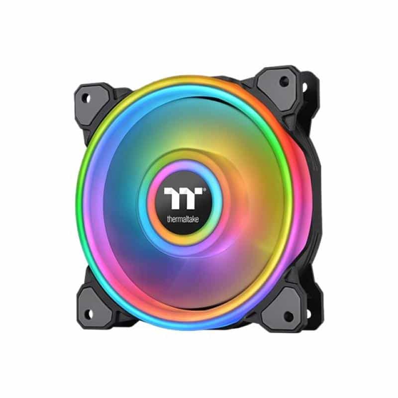 THERMALTAKE Riing Quad 12 RGB PWM bk 120x120x25mm | Single Pack (no controller)